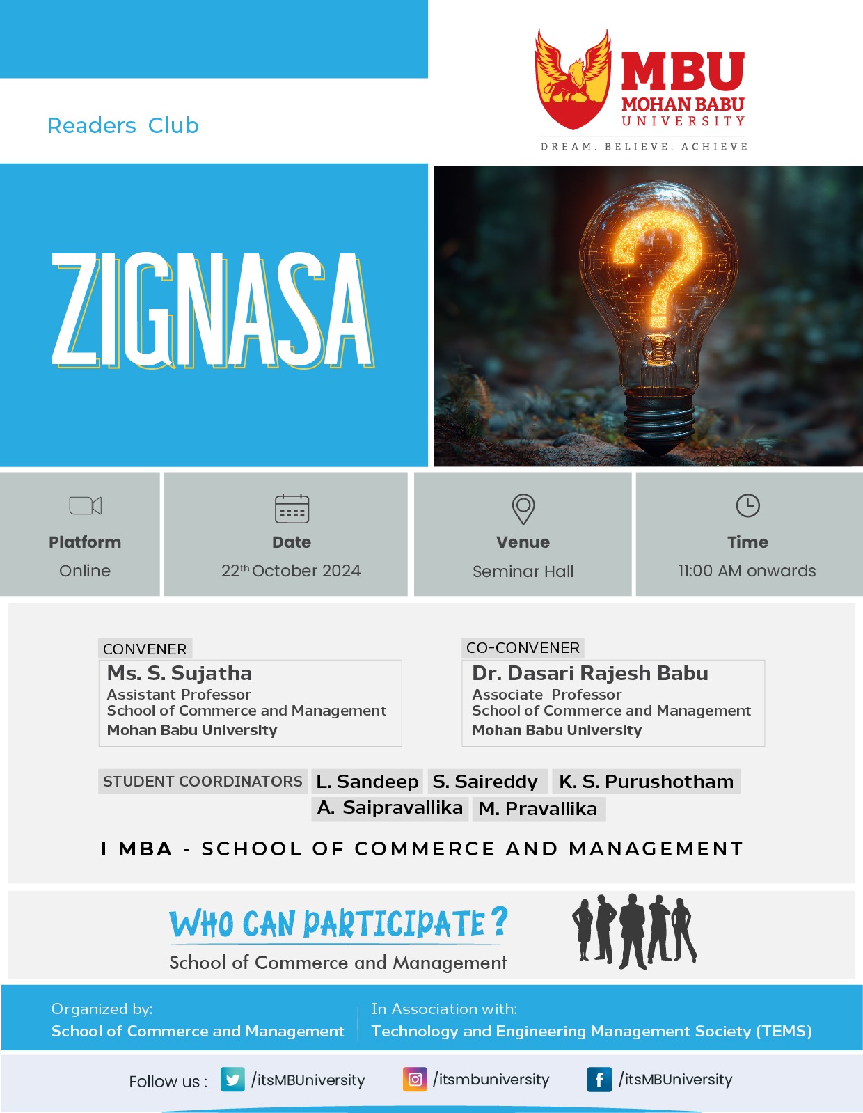 “ZIGNASA” EVENT